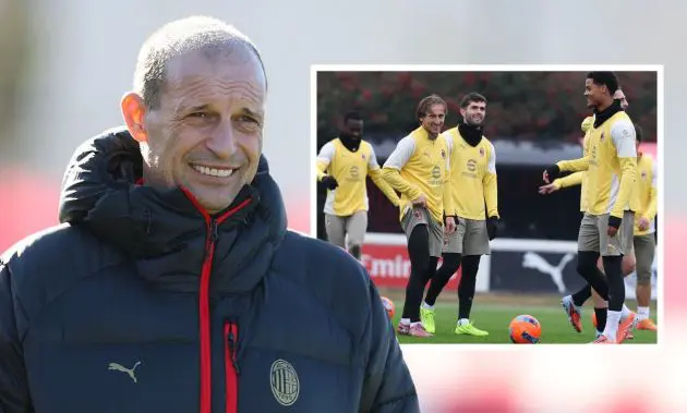 Head coach AC Milan Massimiliano Allegri