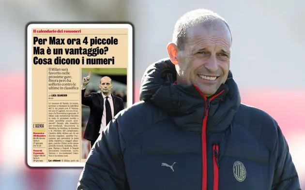 Head coach AC Milan Massimiliano Allegri