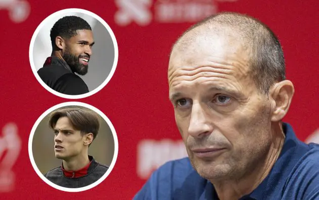 AC Milan head coach Massimiliano Allegri, Loftus-Cheek Ricci