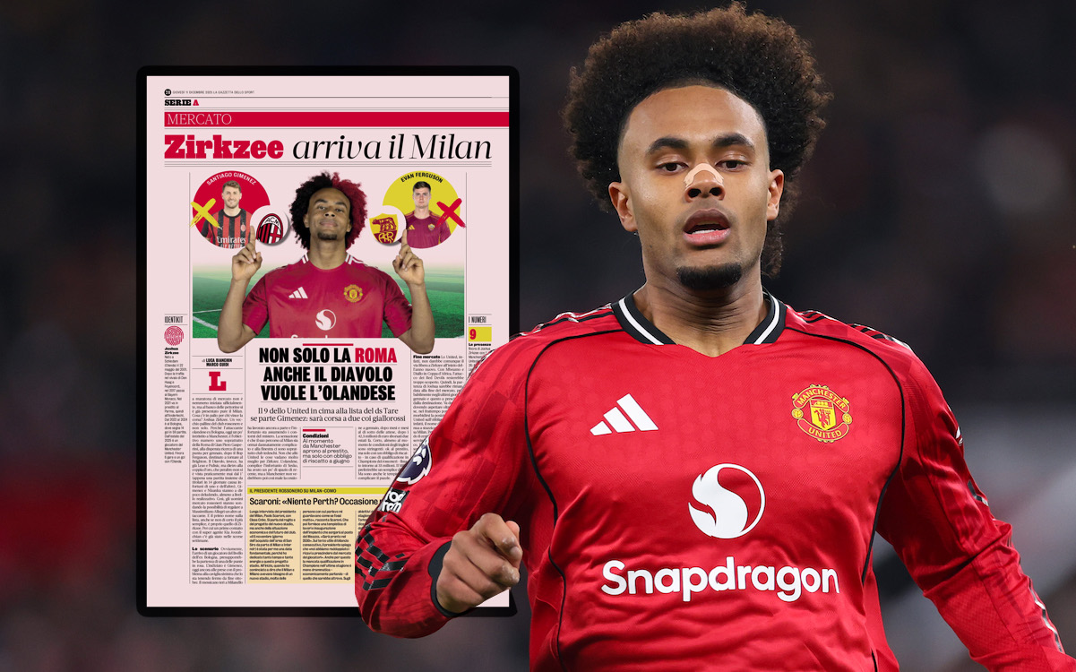 GdS: Zirkzee top of Milan’s January wish list – Man Utd’s demands after €42.5m flop