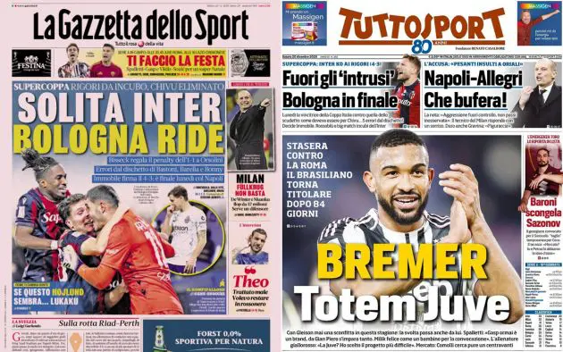Papers Italy December 20 2025