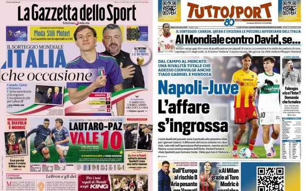 Papers Italy dec 6 2025