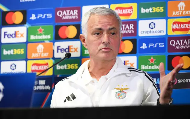 Jose Mourinho, Head Coach of SL Benfica