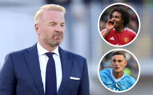 Igli Tare of SS Lazio, Joshua Zirkzee, Lorenzo Lucca
