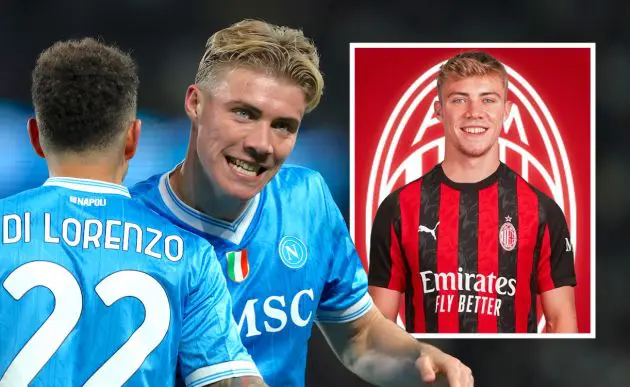 Rasmus Hojlund of SSC Napoli