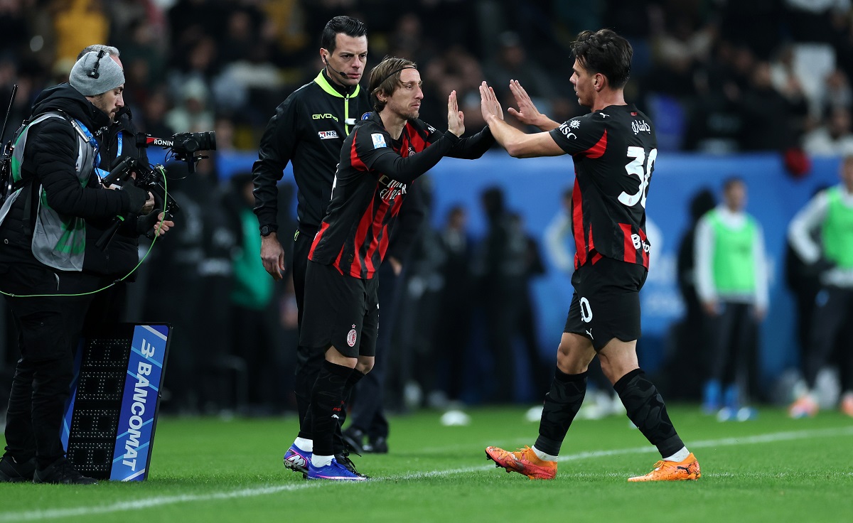 Modric and Jashari Milan