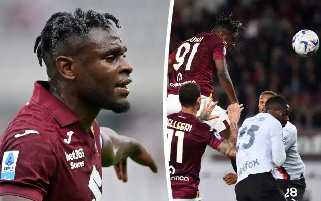 Duvan Zapata of Torino FC