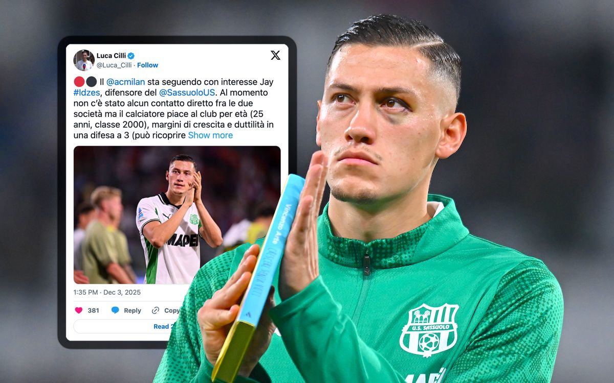 Reports: Milan initiate talks over Sassuolo centre-back ahead of January window