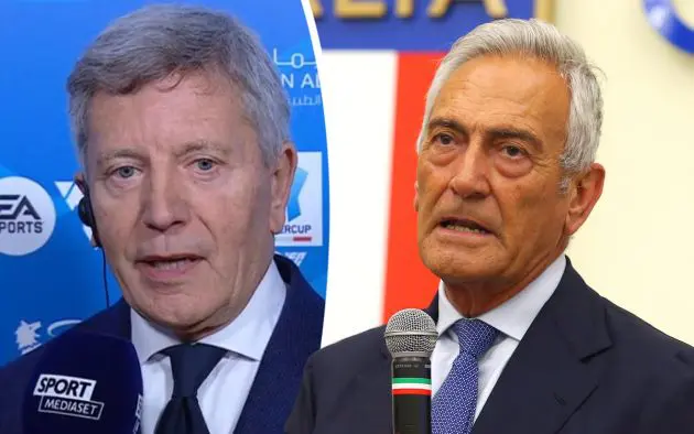 FIGC President Gabriele Gravina