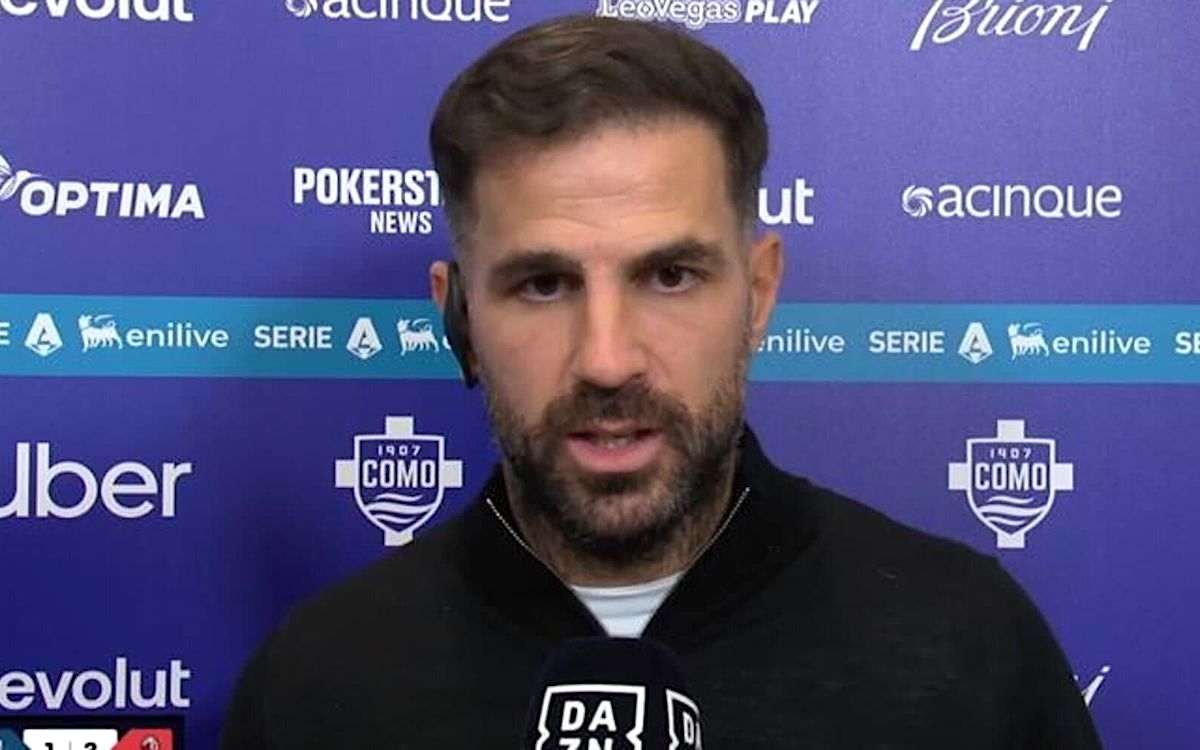 Fabregas congratulates Milan through gritted teeth: “We made 700 passes to their 200”