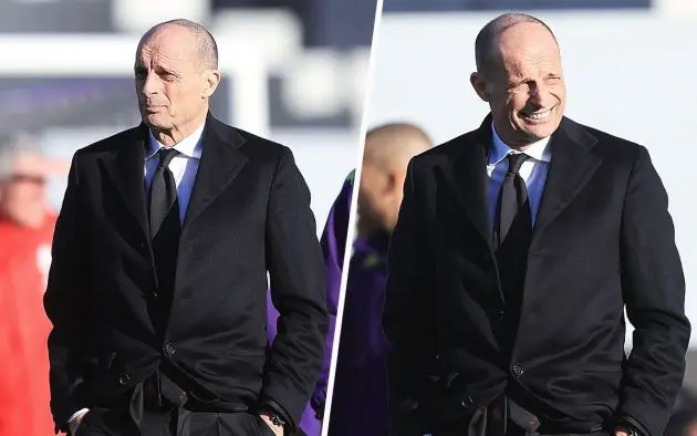 Allegri Fiorentina reaction