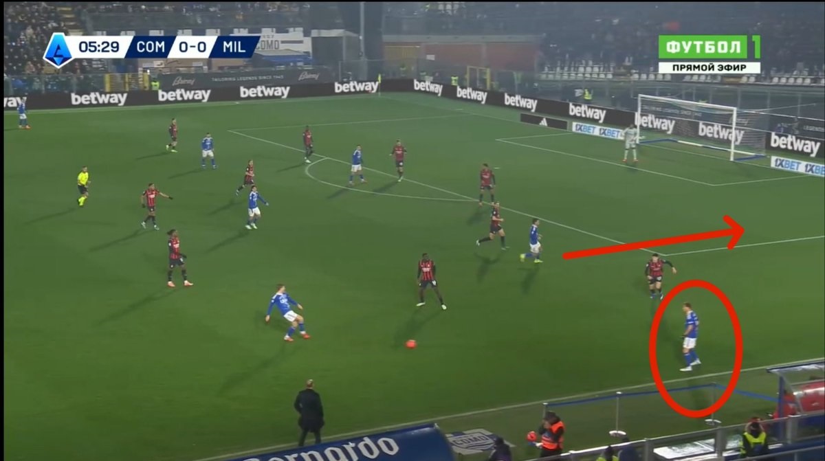 Tatical analysis Como-Milan 5