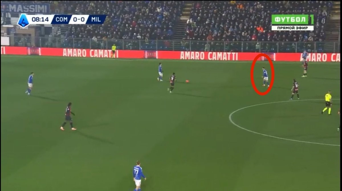 Tatical analysis Como-Milan 4