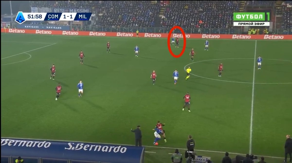 Tatical analysis Como-Milan 10