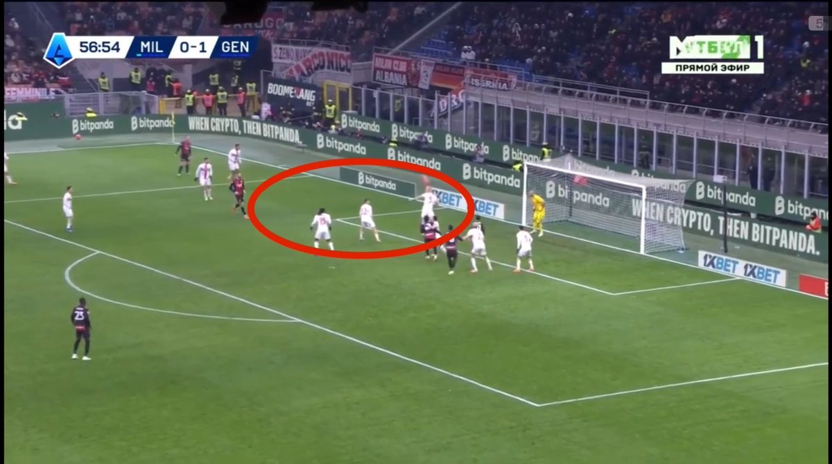 Tactical analysis Milan-Genoa 6