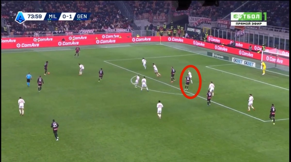 Tactical analysis Milan-Genoa 4