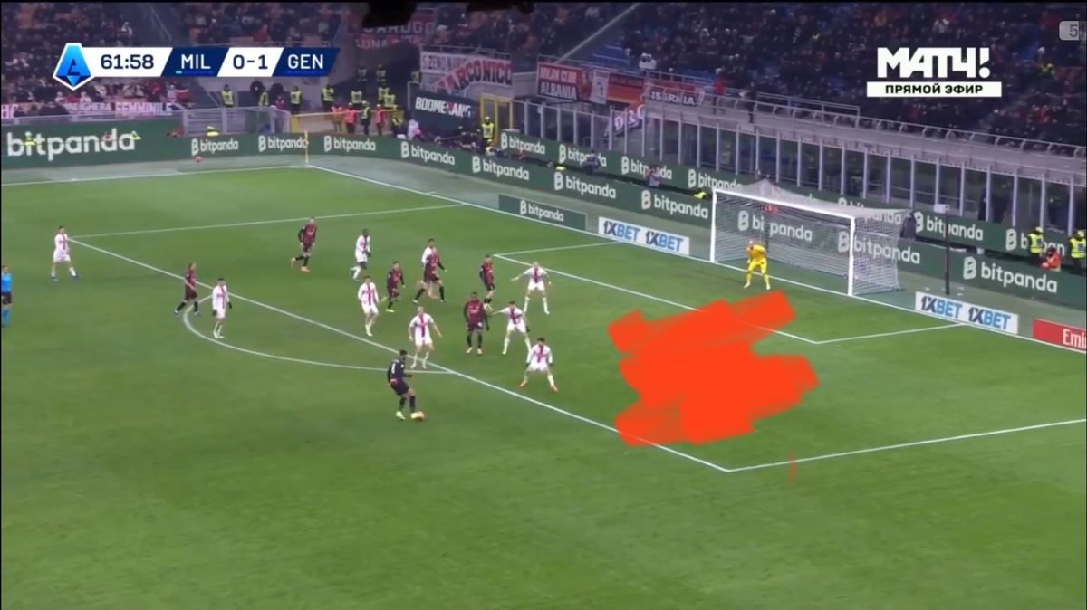 Tactical analysis Milan-Genoa 8