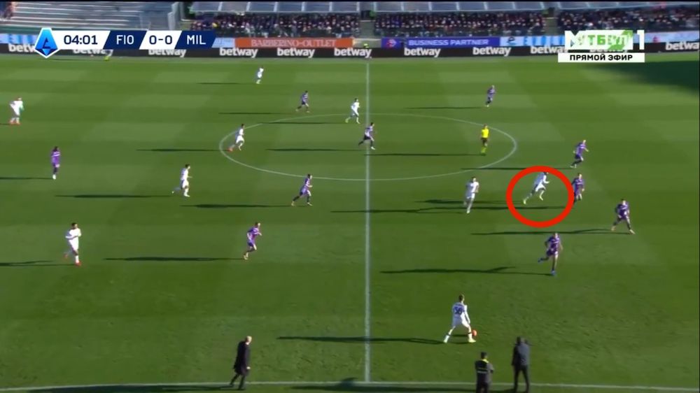 tactical analysis fiorentina 1-1 milan
