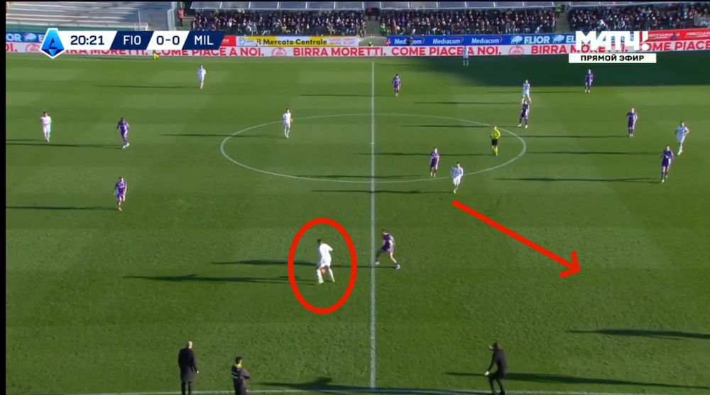 tactical analysis fiorentina 1-1 milan
