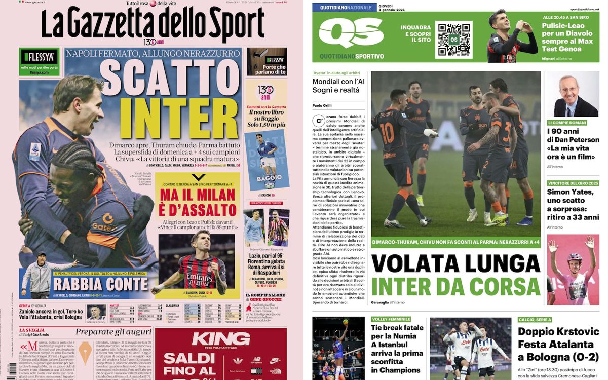 Gallery: 'Milan are on the attack', 'Maignan renews' - Today's front pages in Italy