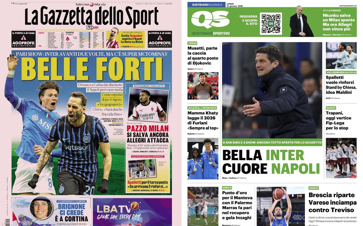 Gallery: ‘Crazy Milan’, ‘Allegri attacks’ – Today’s front pages in Italy