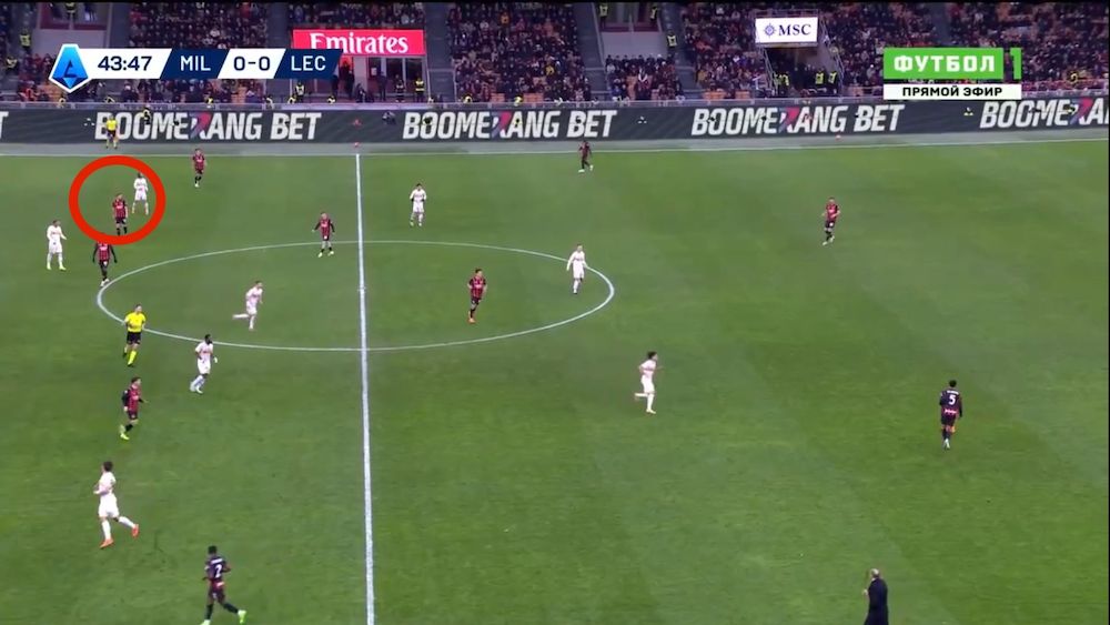 ac milan 1-0 lecce tactical analysis