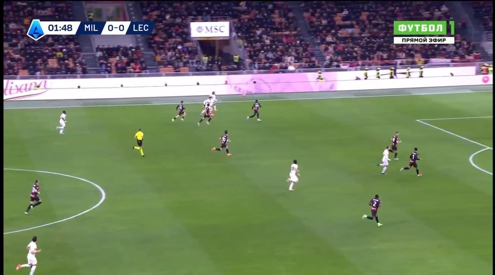 ac milan 1-0 lecce tactical analysis