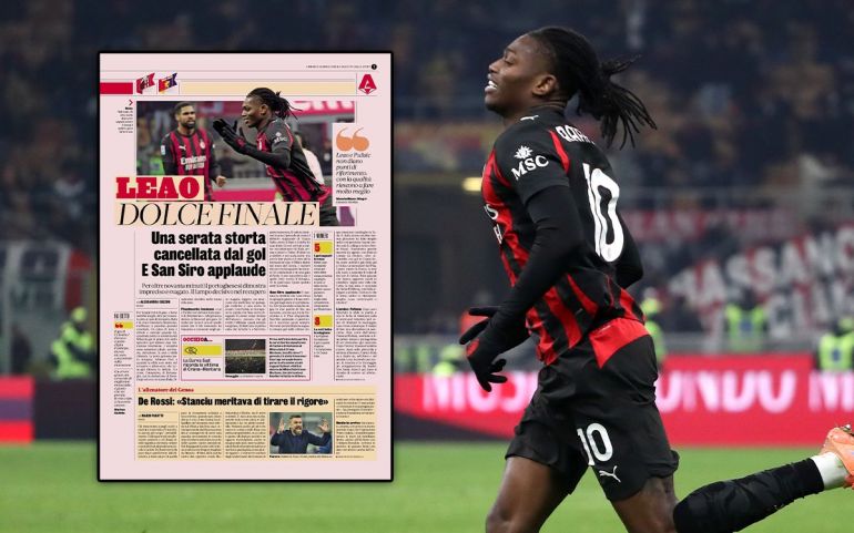 GdS: Saved by the goal - Leao's 'two-faced' performance vs. Genoa