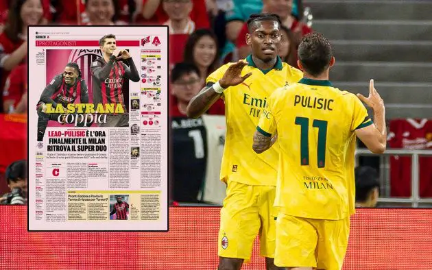 Leao Pulisic Gazzetta Jan 6