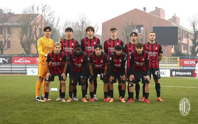 Milan Primavera Fiorentina Team Photo