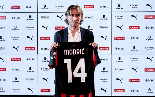 Modric signs
