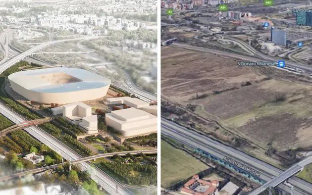 San Donato plan vs. now