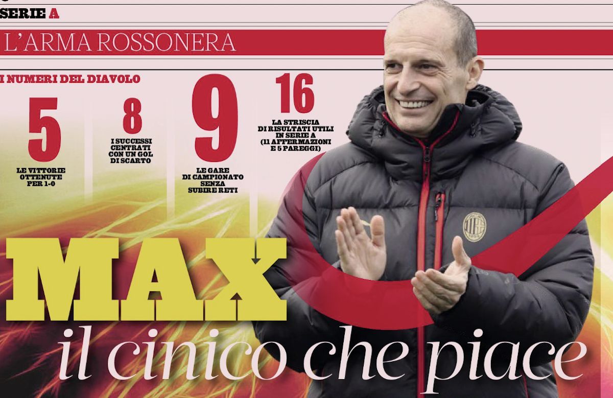 GdS: A more clinical Milan – how Allegri has changed the style and mentality
