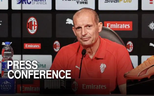 massimiliano allegri press conference genoa