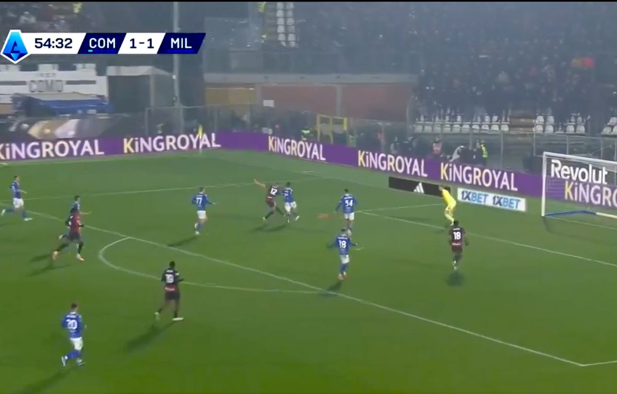 Watch: Rabiot gives Milan the lead vs. Como with nice strike from Leao’s assist