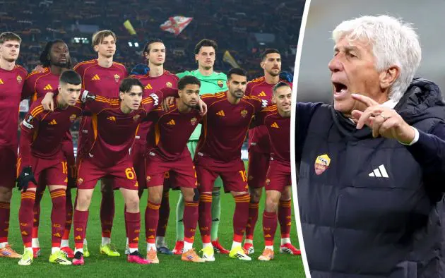 Gian Piero Gasperini, Head Coach of AS Roma pose