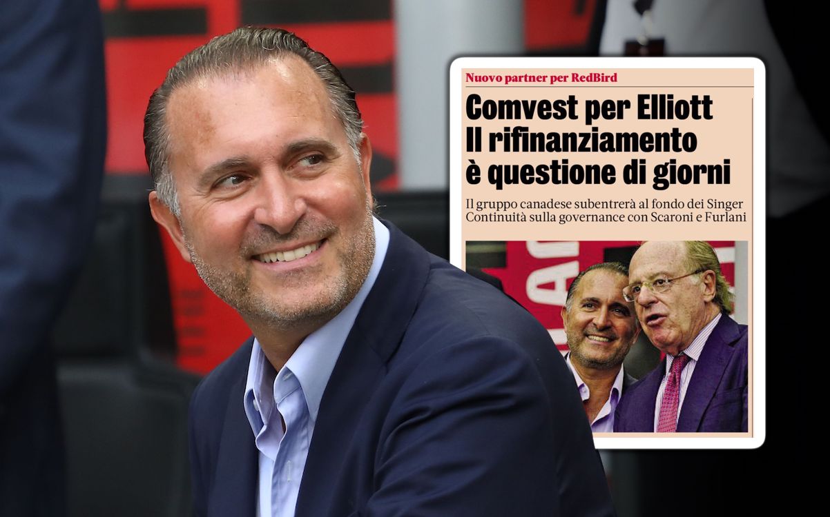 GdS: 'Comvest in for Elliott' - how a 'new Milan' could take shape within the coming days