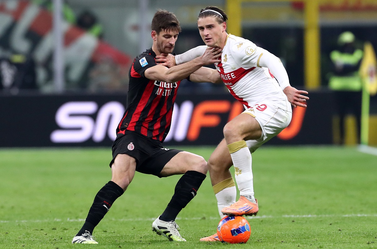 Matteo Gabbia and Lorenzi Colombo