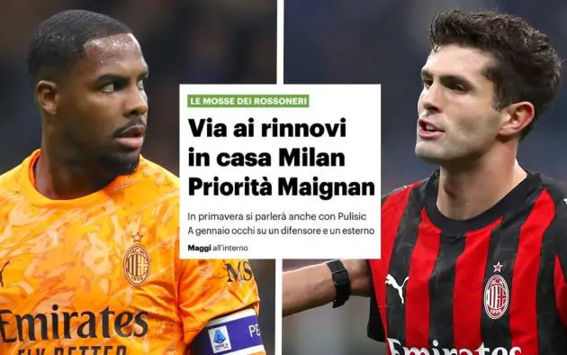 mike maignan christian pulisic