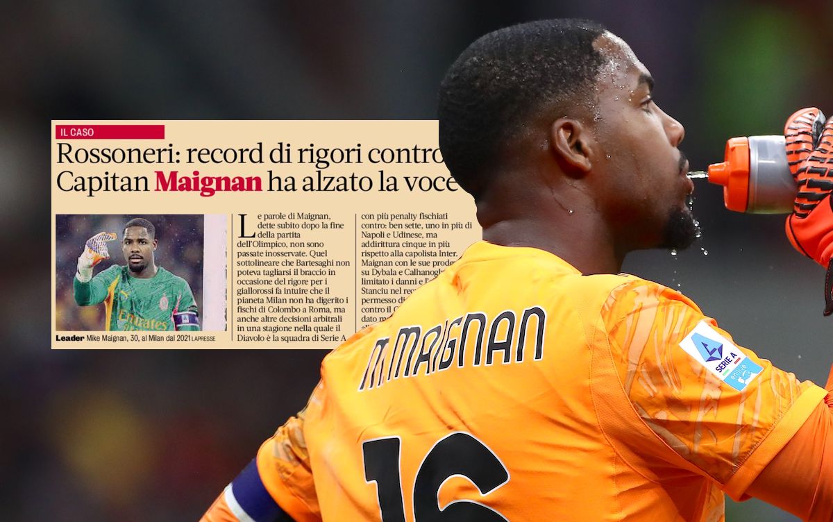 GdS: Maignan 'raises his voice' - penalties conceded becoming a frustration for Milan