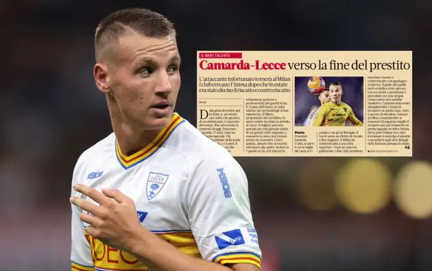 Francesco Camarda of US Lecce