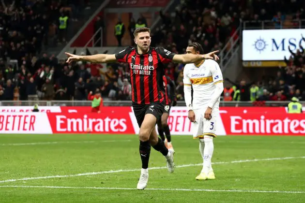Niclas Fuellkrug of AC Milan