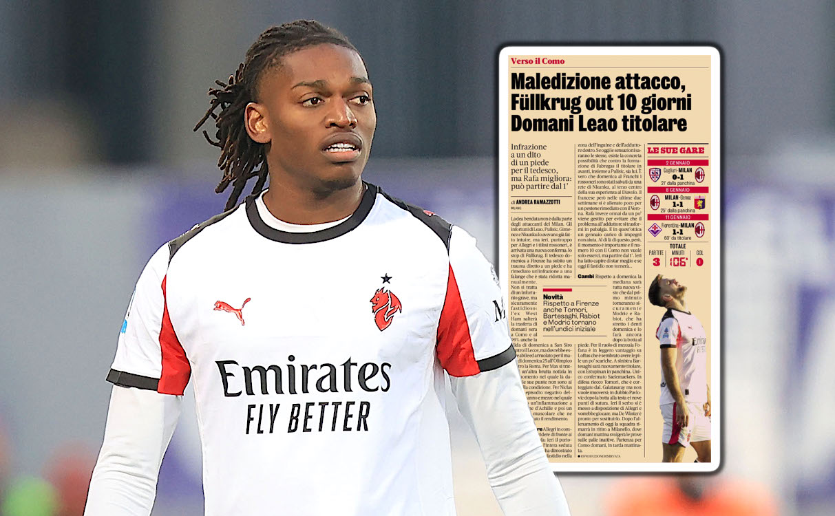 GdS: ‘Cursed attack’ – Leao ready to step up with Füllkrug facing 10 days out