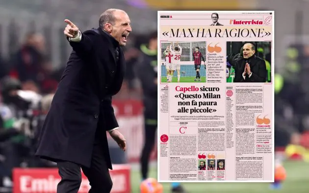 Allegri and Capello interview