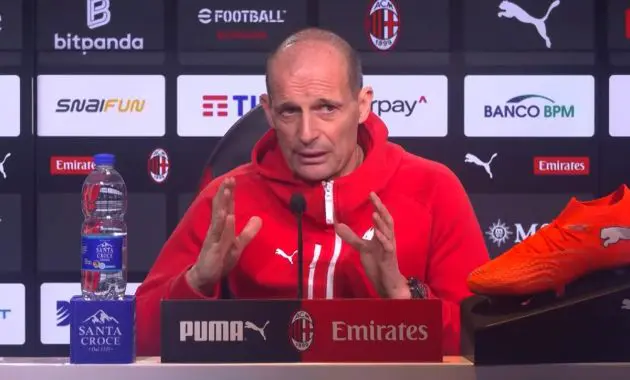 Allegri presser on lack of respect