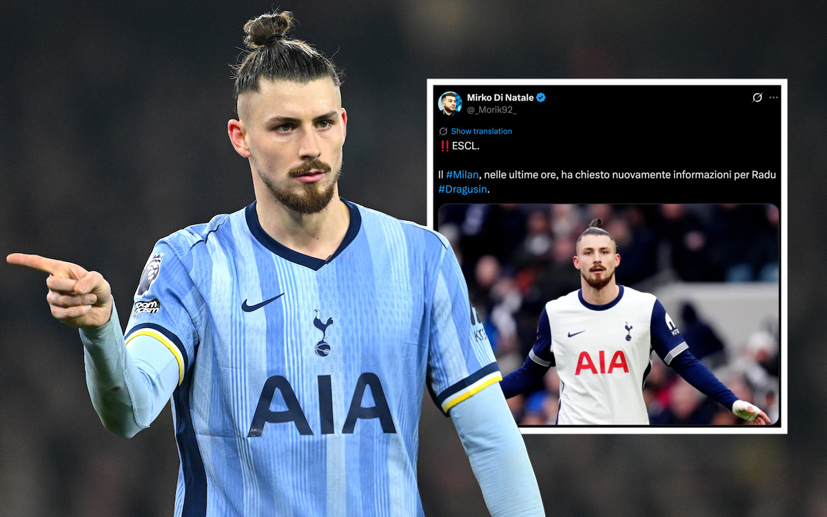 CM: Milan offered Spurs defender by agent - the response from Tare