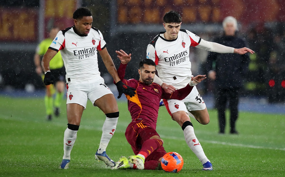 Nkunku and Bartesaghi of Milan