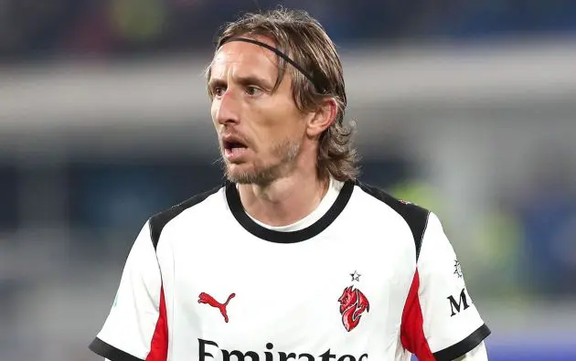 Luka Modric of AC Milan