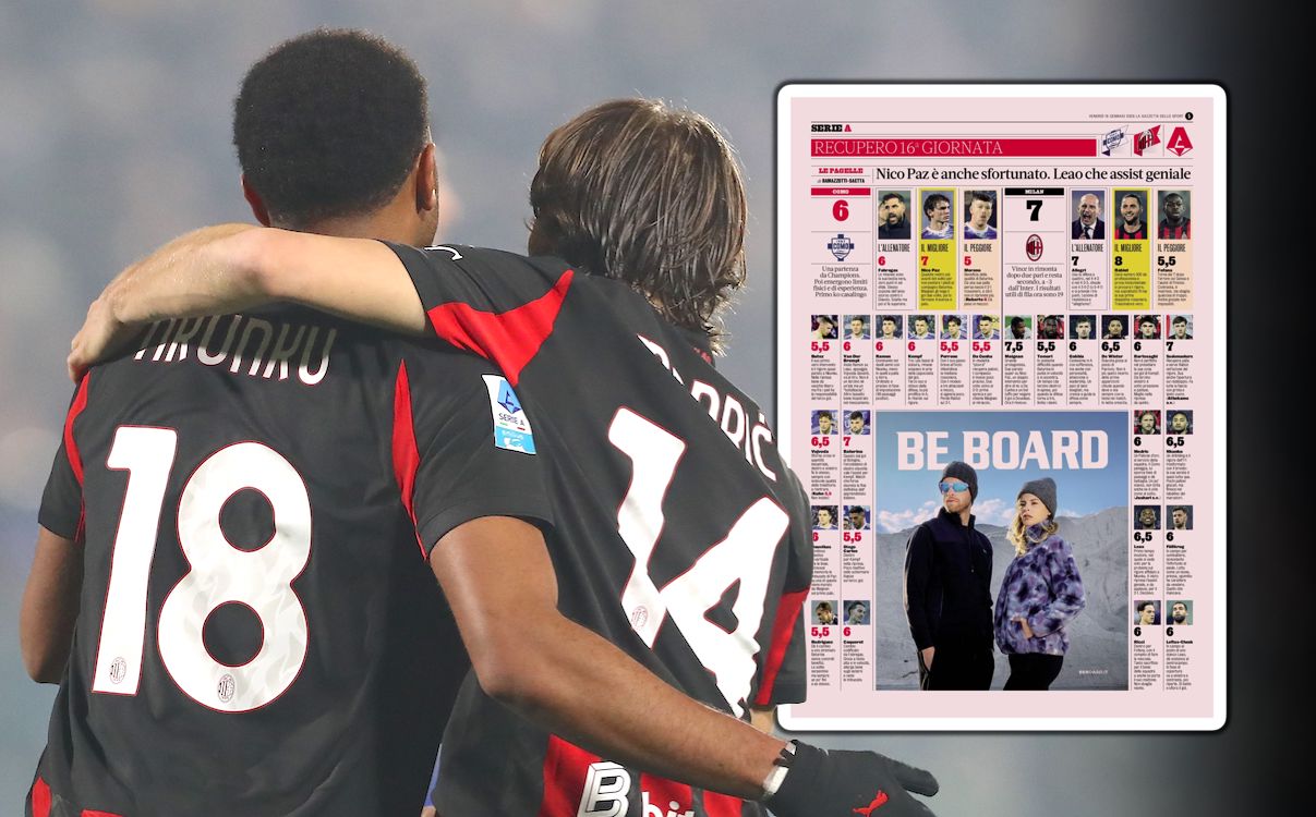 Duo heroic but the rest a mixed bag: Player ratings for Como-Milan from Italian papers