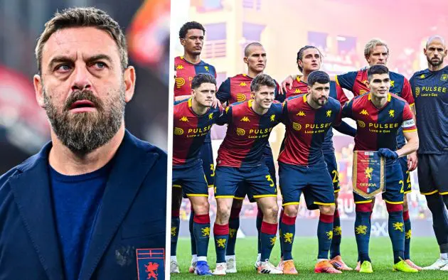Daniele De Rossi and genoa players